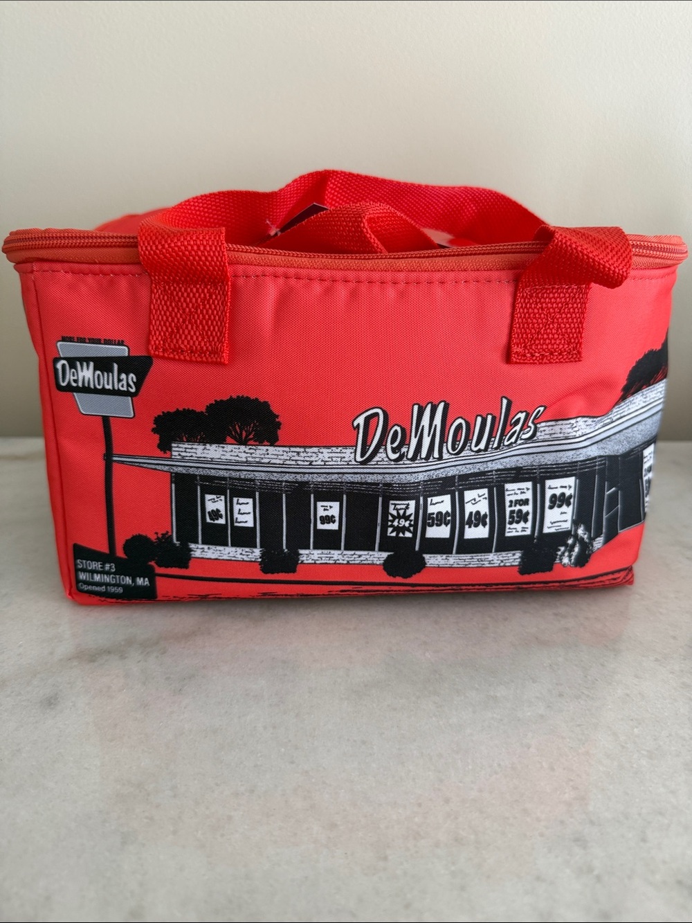 Demoulas Market Basket small red reusable thermal bag
